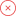 red 'x' icon
